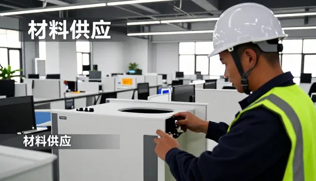 固安县隆泰建筑工程有限公司服务机电客户，提供材料供应服务支持